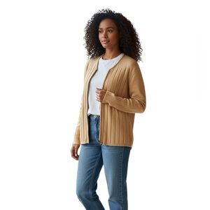 Wool Preview Collection full zip cardigan